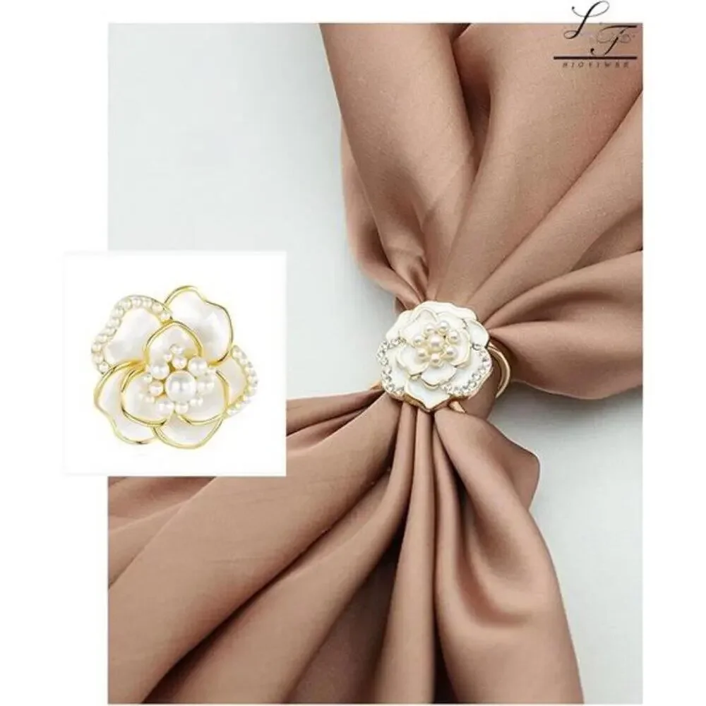 Scarf Rings for Women – Buckles, Slides & Clips for Scarves and T-Shirt Ties 3Pc